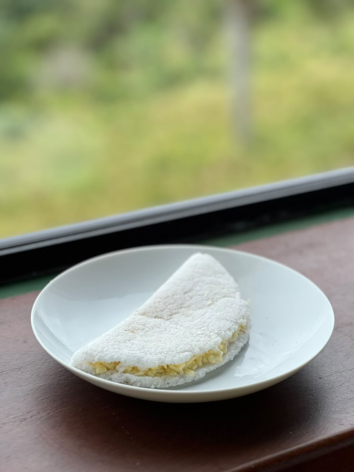 Tapioca com queijo coalho